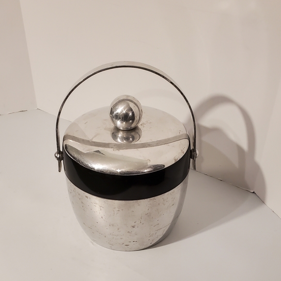 Vintage MCM 1950s Kromex Art Deco ATOMIC Ice Bucket - Picture 2 of 10